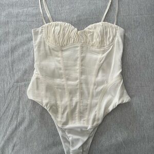 Zara Cream Bodysuit